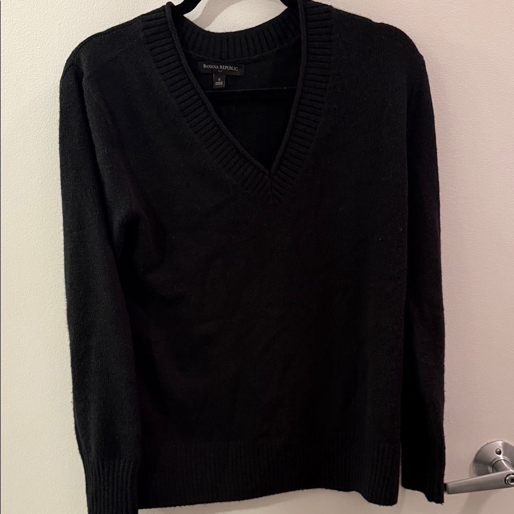 Banana Republic Dark V-Neck Sweater